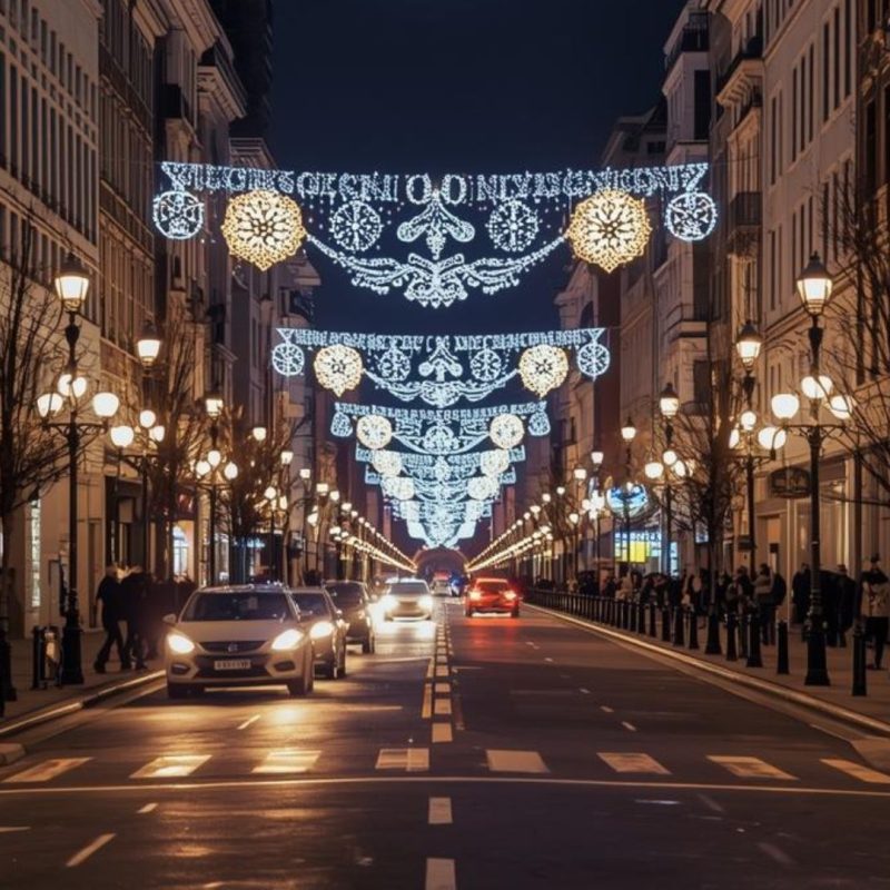 alumbrado navideño eficiente