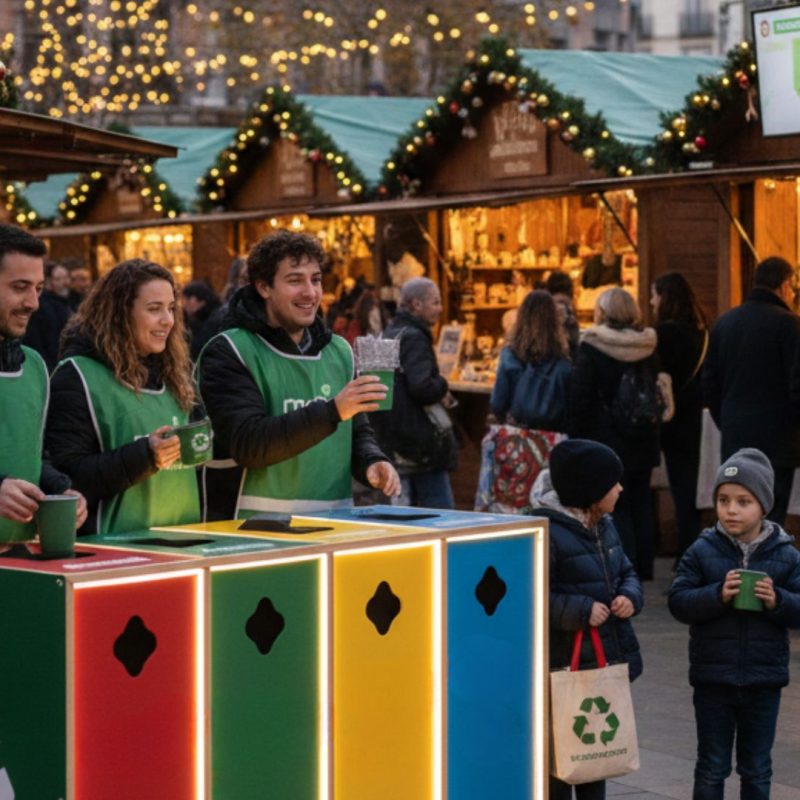 eventos navideños con menos residuos